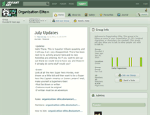 Tablet Screenshot of organization-elite.deviantart.com