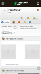 Mobile Screenshot of hawfleur.deviantart.com