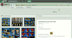 Desktop Screenshot of dragon-x2.deviantart.com