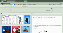 Desktop Screenshot of megzheartcho.deviantart.com