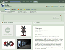 Tablet Screenshot of me-se.deviantart.com