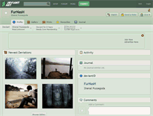 Tablet Screenshot of furnash.deviantart.com