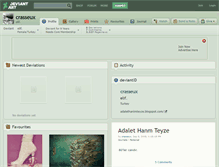 Tablet Screenshot of crasseux.deviantart.com