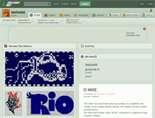 Tablet Screenshot of leeloo66.deviantart.com