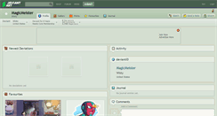 Desktop Screenshot of magicmeister.deviantart.com