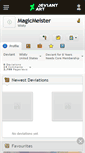 Mobile Screenshot of magicmeister.deviantart.com