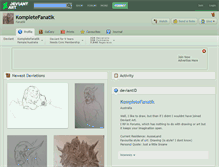 Tablet Screenshot of kompletefanatik.deviantart.com