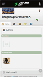 Mobile Screenshot of dragonagecrossover.deviantart.com