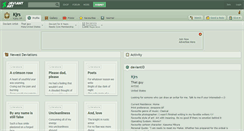 Desktop Screenshot of kjrs.deviantart.com