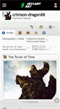 Mobile Screenshot of crimson-dragon88.deviantart.com