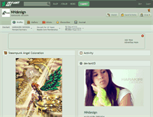 Tablet Screenshot of nhdesign.deviantart.com