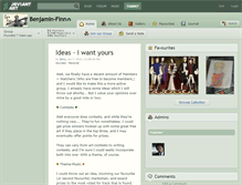 Tablet Screenshot of benjamin-finn.deviantart.com
