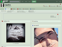 Tablet Screenshot of cmgrafico.deviantart.com