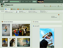 Tablet Screenshot of lolligag-love.deviantart.com