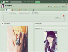 Tablet Screenshot of kkac-uniq.deviantart.com
