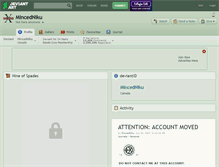 Tablet Screenshot of mincedniku.deviantart.com