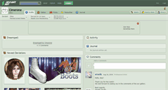 Desktop Screenshot of cimerone.deviantart.com