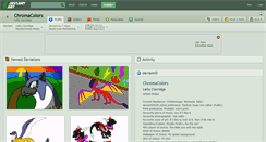 Desktop Screenshot of chromacolors.deviantart.com