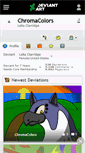 Mobile Screenshot of chromacolors.deviantart.com