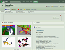Tablet Screenshot of chromacolors.deviantart.com
