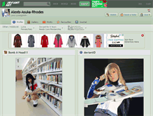 Tablet Screenshot of alexis-asuka-rhodes.deviantart.com
