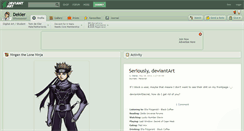 Desktop Screenshot of dekler.deviantart.com