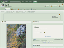 Tablet Screenshot of kay-xd.deviantart.com