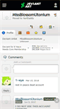Mobile Screenshot of missblossomutonium.deviantart.com