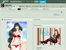 Tablet Screenshot of angerukia.deviantart.com