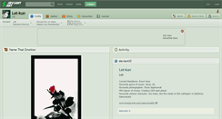 Desktop Screenshot of let-kun.deviantart.com