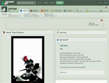 Tablet Screenshot of let-kun.deviantart.com