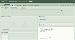 Desktop Screenshot of floatingplz.deviantart.com