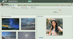 Desktop Screenshot of elliemul.deviantart.com