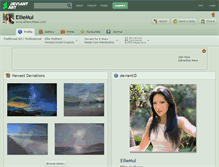 Tablet Screenshot of elliemul.deviantart.com