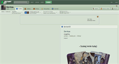 Desktop Screenshot of devisza.deviantart.com
