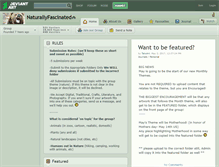 Tablet Screenshot of naturallyfascinated.deviantart.com