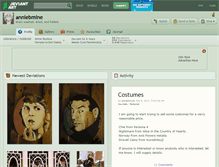 Tablet Screenshot of anniebmine.deviantart.com