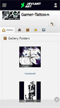 Mobile Screenshot of gamer-tattoo.deviantart.com