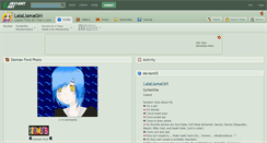 Desktop Screenshot of lalallamagirl.deviantart.com