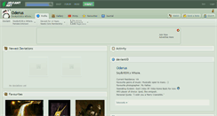 Desktop Screenshot of oderus.deviantart.com