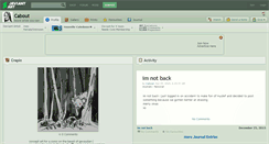Desktop Screenshot of cabout.deviantart.com
