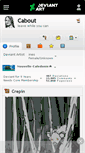 Mobile Screenshot of cabout.deviantart.com