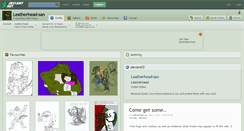 Desktop Screenshot of leatherhead-san.deviantart.com
