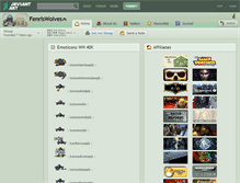 Tablet Screenshot of fenriswolves.deviantart.com