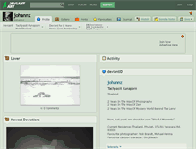 Tablet Screenshot of johannz.deviantart.com