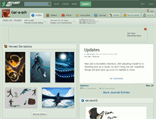 Tablet Screenshot of gar-a-ash.deviantart.com