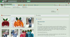 Desktop Screenshot of full-moon-born.deviantart.com