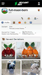 Mobile Screenshot of full-moon-born.deviantart.com