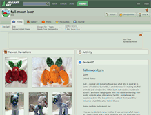 Tablet Screenshot of full-moon-born.deviantart.com