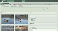 Desktop Screenshot of brutaldoggie.deviantart.com